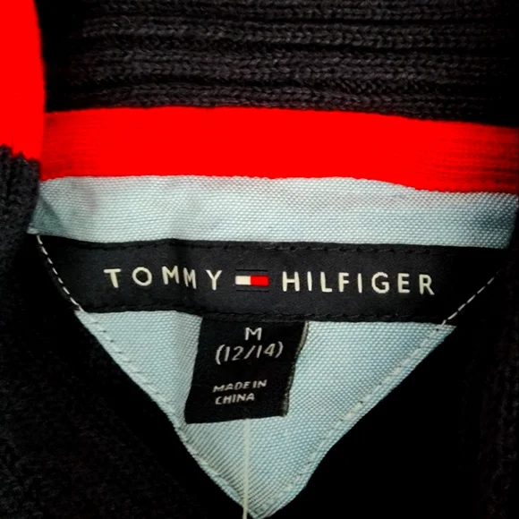 Boys size 12/14 Tommy Hilfiger sweater. Sharp! NWTs - Picture 5 of 6